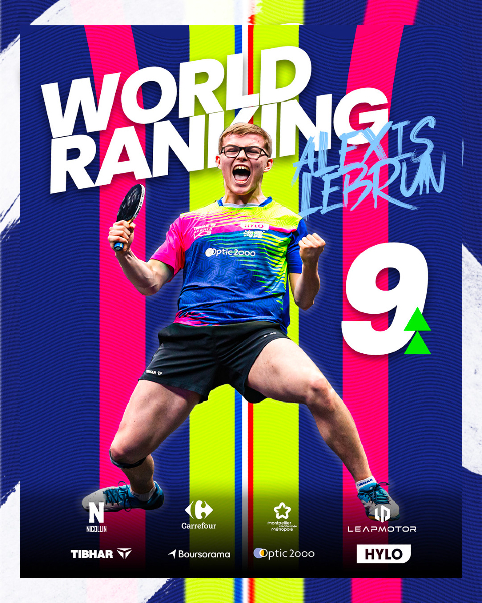 9️⃣TH WORLD RANKING ! 🌍🔥

#TeamLebrun