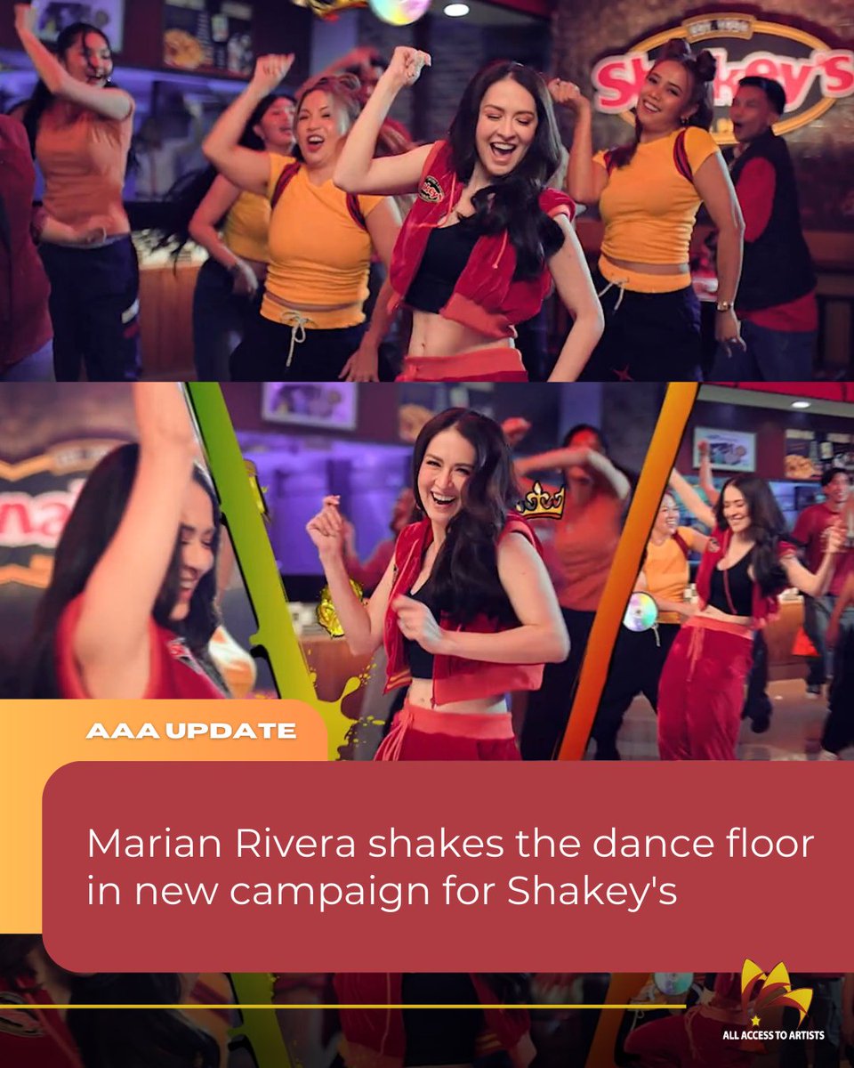 All Access To Artists (@aaartists_) on Twitter photo IN HER SHAKEY'S ERA! Dancing Queen Marian Rivera turns the <a href="/PHShakeys/">Shakey's Philippines</a> restaurant into a dance floor in her new video campaign!
#Shakeys50 #ShakeysTheFunGoesOn
#MarianRivera #AllAccessToArtists #fAAAmily IN HER SHAKEY'S ERA! Dancing Queen Marian Rivera turns the <a href="/PHShakeys/">Shakey's Philippines</a> restaurant into a dance floor in her new video campaign!
#Shakeys50 #ShakeysTheFunGoesOn
#MarianRivera #AllAccessToArtists #fAAAmily
