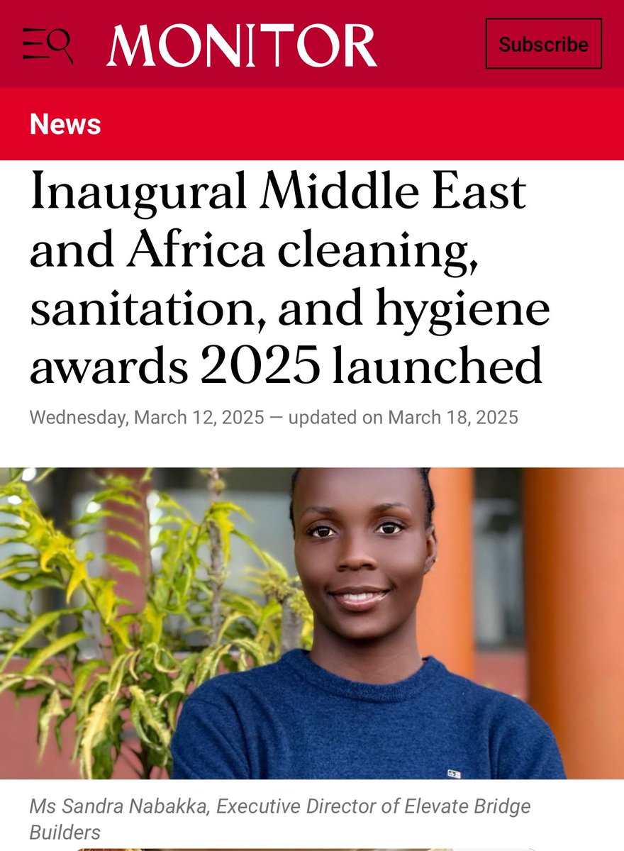 Nabakka Sandra (@sandranabakka) on Twitter photo Thank you <a href="/DailyMonitor/">Daily Monitor</a> for capturing this . Don’t miss a chance to be part of these revolutionary hygiene, cleaning and sanitation awards elevatehygieneawards.org Thank you <a href="/DailyMonitor/">Daily Monitor</a> for capturing this . Don’t miss a chance to be part of these revolutionary hygiene, cleaning and sanitation awards elevatehygieneawards.org