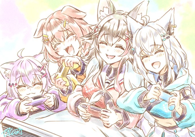 ホロライブ 戌神ころね 等身タペストリー フカヒレ ホロライブ タペストリー B2 フカヒレ 戌神ころね 2