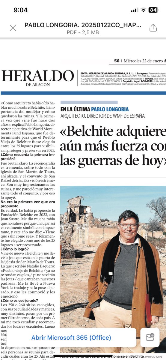 En 20 años el pueblo viejo de Belchite no existirá por falta de medios para su conservación. Símbolo de los horrores de la guerra. <a href="/WorldMonuments/">World Monuments Fund</a> <a href="/CulturaAragon/">Cultura Aragón</a> <a href="/Ministeriodecu1/">Ministerio de cultura</a> <a href="/belchite/">Belchite</a> <a href="/HispaniaNostra/">Hispania Nostra</a>