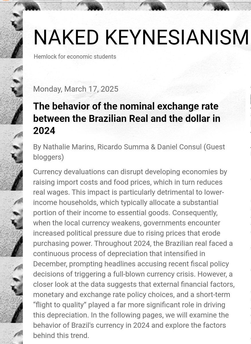 Ricardo Summa (@ricardosumma) on Twitter photo Check here our new blog on "The behavior of the nominal exchange rate between the Brazilian Real and the dollar in 2024" with <a href="/NathalieMarins/">Nathalie Marins</a> and <a href="/danielconsul/">Daniel Consul 🇪🇪</a>
<a href="/NakedKeynes/">Matías Vernengo</a>
nakedkeynesianism.substack.com/p/the-behavior… Check here our new blog on "The behavior of the nominal exchange rate between the Brazilian Real and the dollar in 2024" with <a href="/NathalieMarins/">Nathalie Marins</a> and <a href="/danielconsul/">Daniel Consul 🇪🇪</a>
<a href="/NakedKeynes/">Matías Vernengo</a>
nakedkeynesianism.substack.com/p/the-behavior…