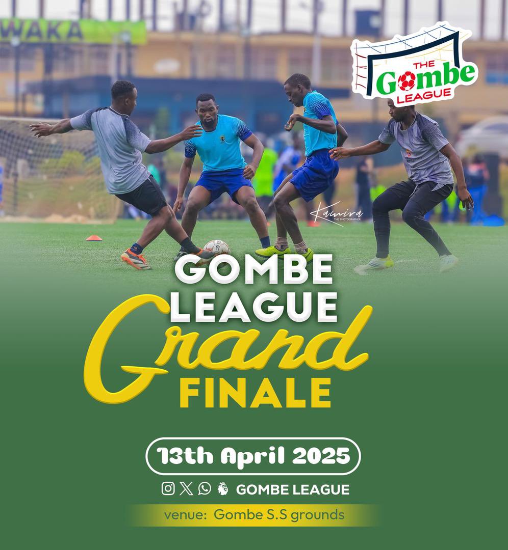 You know right! 
On the 13th April 2025, All roads lead to Gombe SS for our final showdown of the Gombe league.
Be there or be there.
