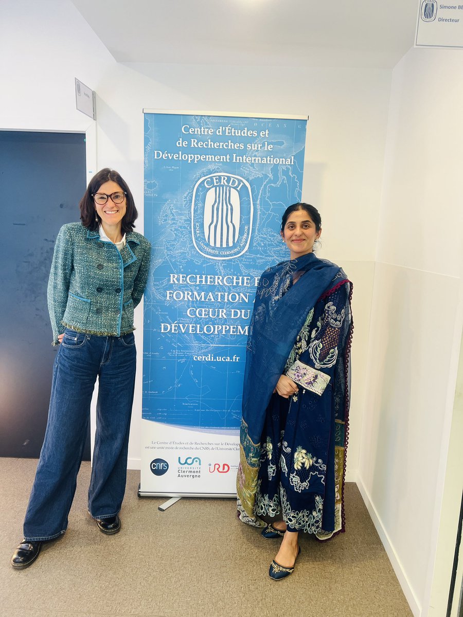 Rida Alizai khan (@rida8236) on Twitter photo <a href="/cerdi/">cerdi</a> <a href="/CNRS/">CNRS 🌍</a> invited researcher Catherine Guirkinger to present her working paper. It was pleasure meeting with her. A truly insightful discussion.Many thanks to <a href="/cerdi/">cerdi</a> lab for inviting her and fostering such valuable academic exchanges. <a href="/cerdi/">cerdi</a> <a href="/CNRS/">CNRS 🌍</a> invited researcher Catherine Guirkinger to present her working paper. It was pleasure meeting with her. A truly insightful discussion.Many thanks to <a href="/cerdi/">cerdi</a> lab for inviting her and fostering such valuable academic exchanges.