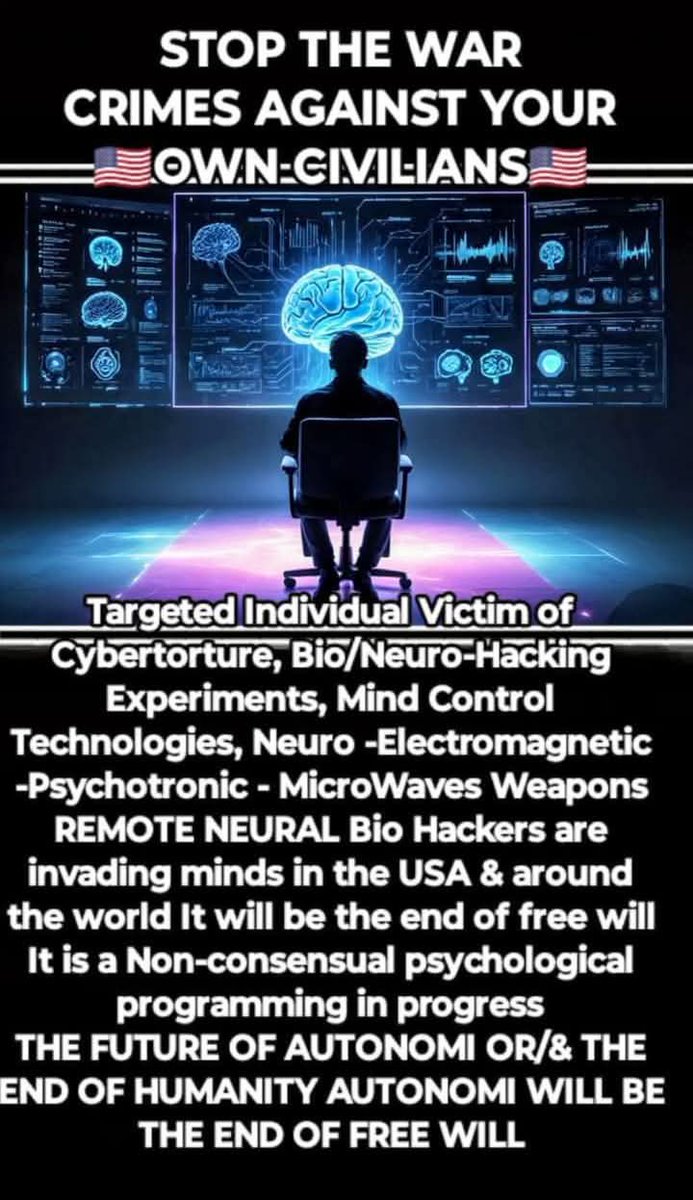 CliffFEW4's tweet image. Federal agencies local police andncriminal networks cull the population from within through their control systems usingnfamily members as modern day slaves to sacrifice their relatives all of the #V2k handlers are employed by corrupt #Police through prison system illegal