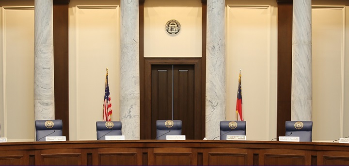 The Supreme Court of Georgia will hear oral arguments this morning in two cases: ow.ly/xtfJ50VjP3L. The session will be live streamed starting at 10 a.m. Eastern at ow.ly/lnF050VjP3K