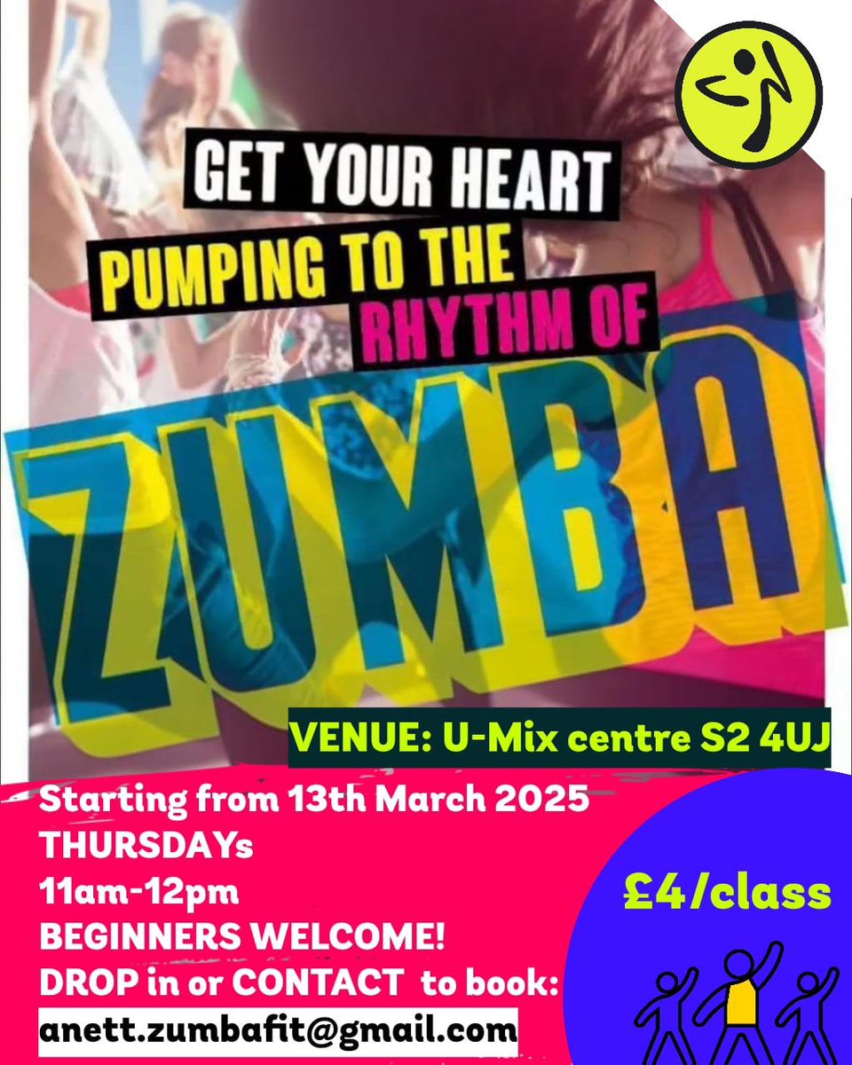 New #Zumba class at the U-Mix Centre #Sheffield!