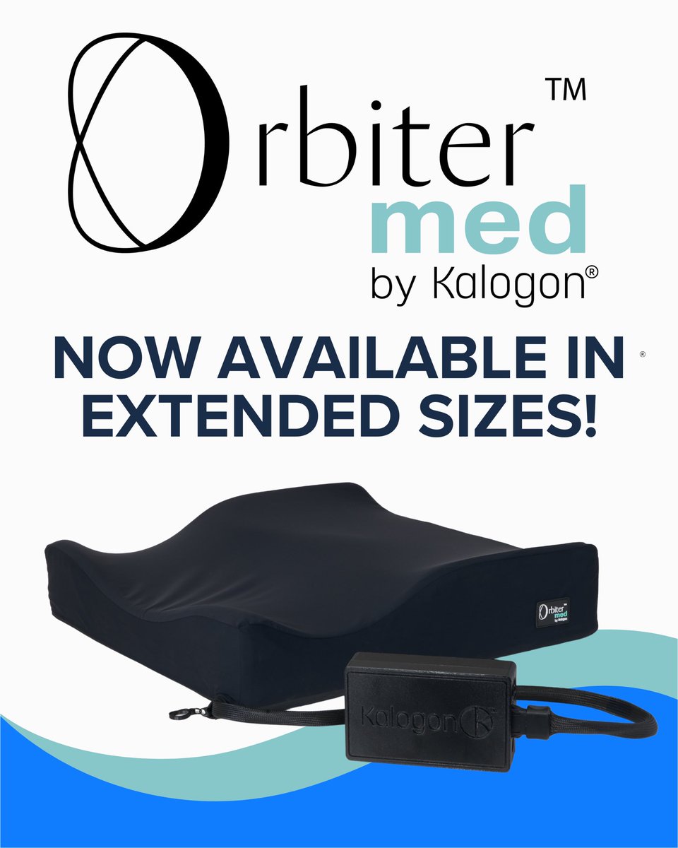 Kalogon® (@_kalogon) on Twitter photo Are you looking for a wheelchair cushion with extended sizing? 
Kalogon has expanded access to our smart seating with extended sizing for Medicare-coded, Orbiter Med. 
Learn more: kalogon.com/post/kalogon-e… Are you looking for a wheelchair cushion with extended sizing? 
Kalogon has expanded access to our smart seating with extended sizing for Medicare-coded, Orbiter Med. 
Learn more: kalogon.com/post/kalogon-e…