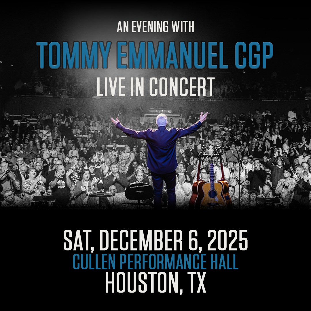Come watch An Evening with <a href="/tommyemmanuel/">Tommy Emmanuel cgp</a> CGP Live in Concert!

General On-Sale begins March 21, 2025, at 10 am!
Grab your tickets at cph.evenue.net!