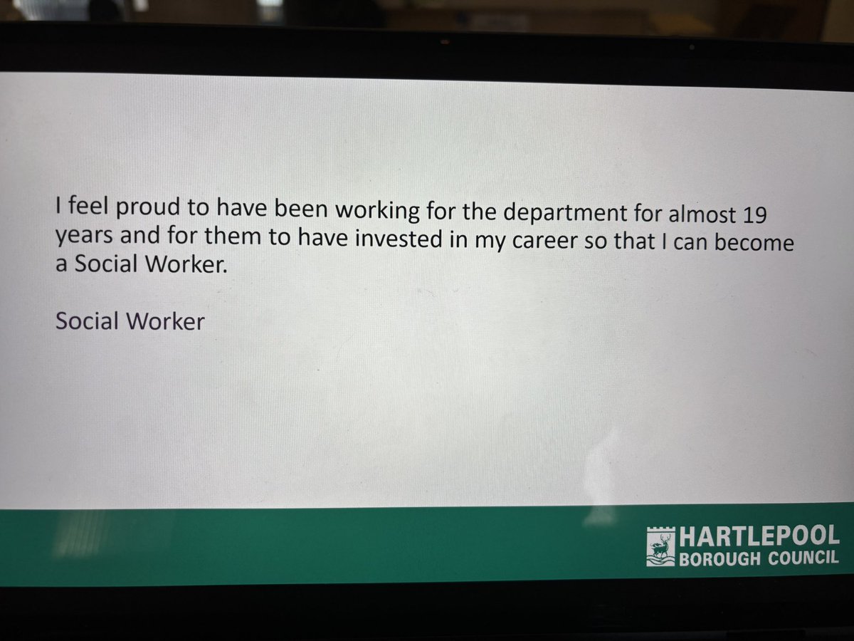 Celebrating World Social Work Day today with some of our fantastic social care staff.  So proud of the work they do to support the people of Hartlepool.  #WSWD25