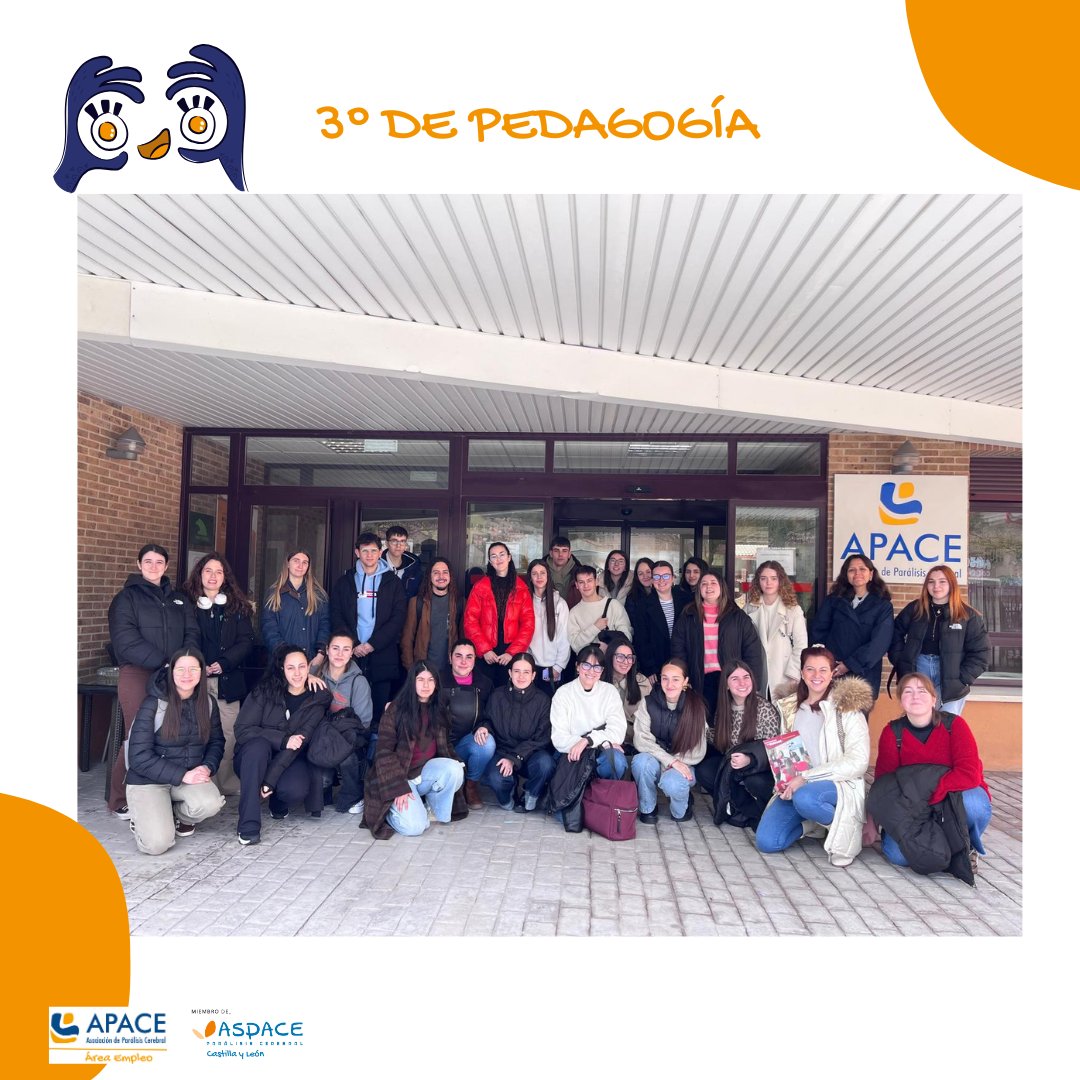 APACE Burgos (@apaceburgos) on Twitter photo ¡Hoy hemos tenido el honor de recibir a los estudiantes de la asignatura de Programas de Atención a la Diversidad <a href="/maraetcetc/">Mara García Rodríguez</a> de 3º de Pedagogía de @universidadburgos! 🎓 Fue un encuentro increíble donde pudieron conocer de cerca lo que hacemos y explorar nuestras instalaciones ¡Hoy hemos tenido el honor de recibir a los estudiantes de la asignatura de Programas de Atención a la Diversidad <a href="/maraetcetc/">Mara García Rodríguez</a> de 3º de Pedagogía de @universidadburgos! 🎓 Fue un encuentro increíble donde pudieron conocer de cerca lo que hacemos y explorar nuestras instalaciones