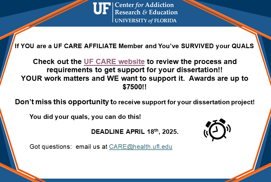 UF Center for Addiction Research & Education tweet media