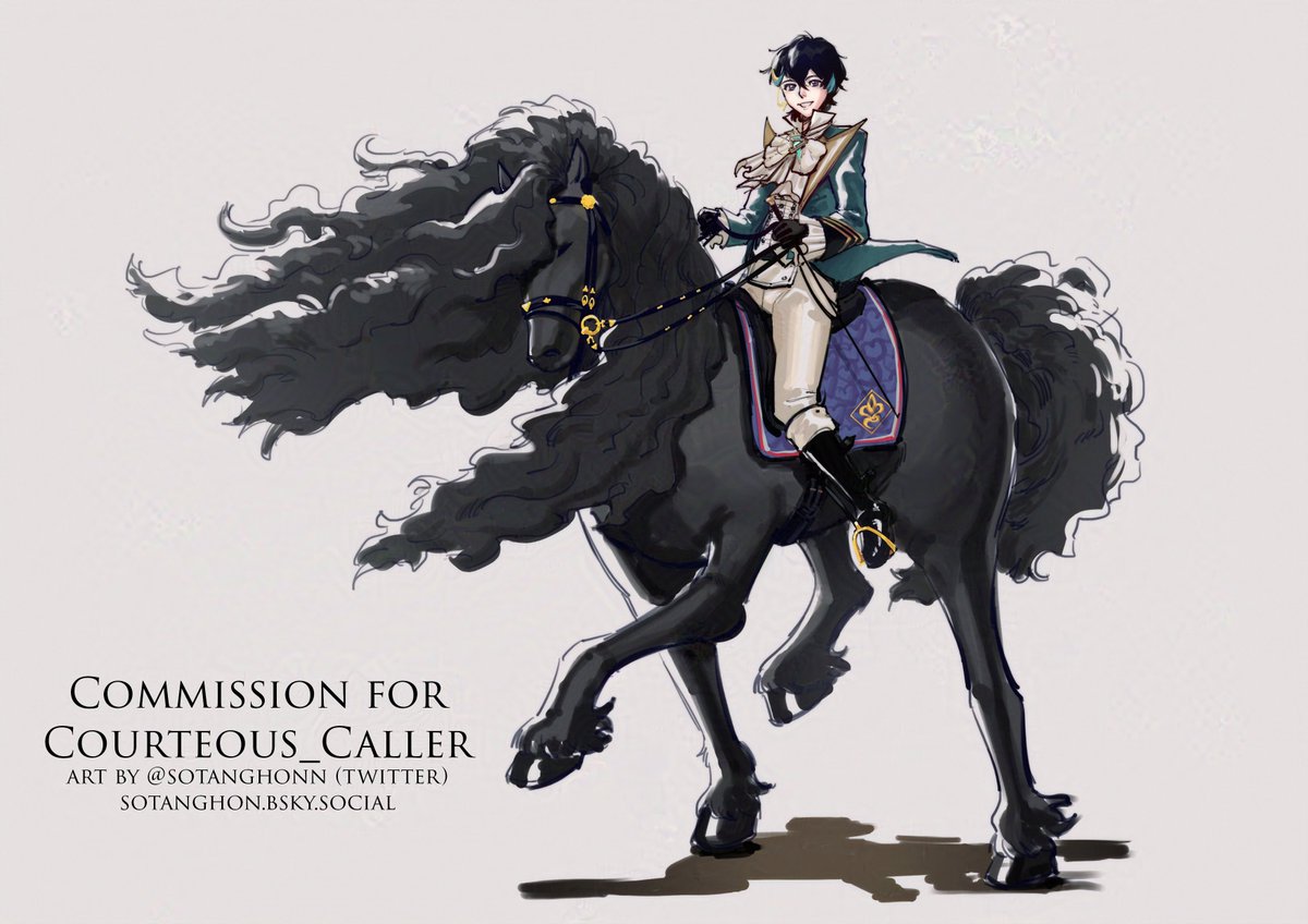 commission for courteous caller 🏇⚔️, thank you!! #VGenComm #PathtoNowhere