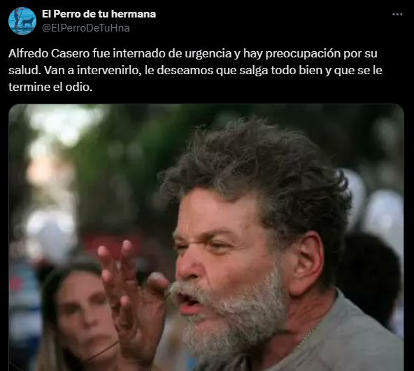 MConurbasic's tweet photo. La gente como Alfredo Casero o Lanata dejan este mundo con una sobredosis, con una enfermedad a causa de una adicción, o ahogado en su propia mierda. También puede ser una combinación de las causas mencionadas. https://t.co/irvhj2C7ZB