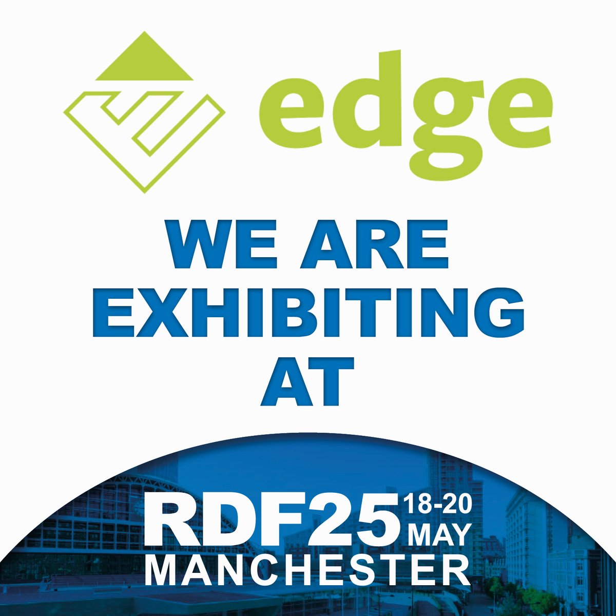 EDGE (@edgeclinical) on Twitter photo RD FORUM 2025 📆
We are exhibiting at this years <a href="/TheRDForum/">The Research and Development Forum</a>
18th-20th May in Manchester, UK 📍
You can also catch a demo of EDGE on Tuesday May 20th at 9:30 AM - 10:15 AM 💻 👀
See you there! 👋
#HealthcareResearch #UKHealthcare #RDF25 RD FORUM 2025 📆
We are exhibiting at this years <a href="/TheRDForum/">The Research and Development Forum</a>
18th-20th May in Manchester, UK 📍
You can also catch a demo of EDGE on Tuesday May 20th at 9:30 AM - 10:15 AM 💻 👀
See you there! 👋
#HealthcareResearch #UKHealthcare #RDF25