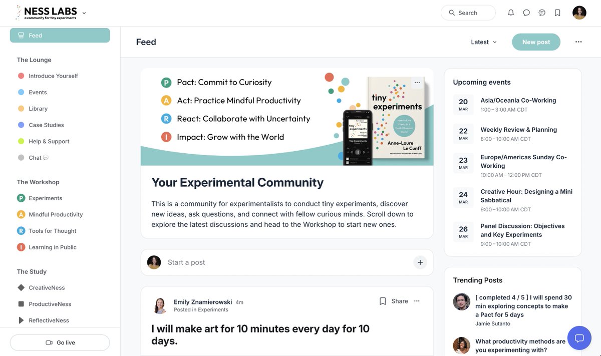 The Ness Labs community just turned 5 🥳 This is ANCIENT in online years. I’m so proud of the kind of curious minds this little corner of the internet has attracted – here’s to the next 5 years!