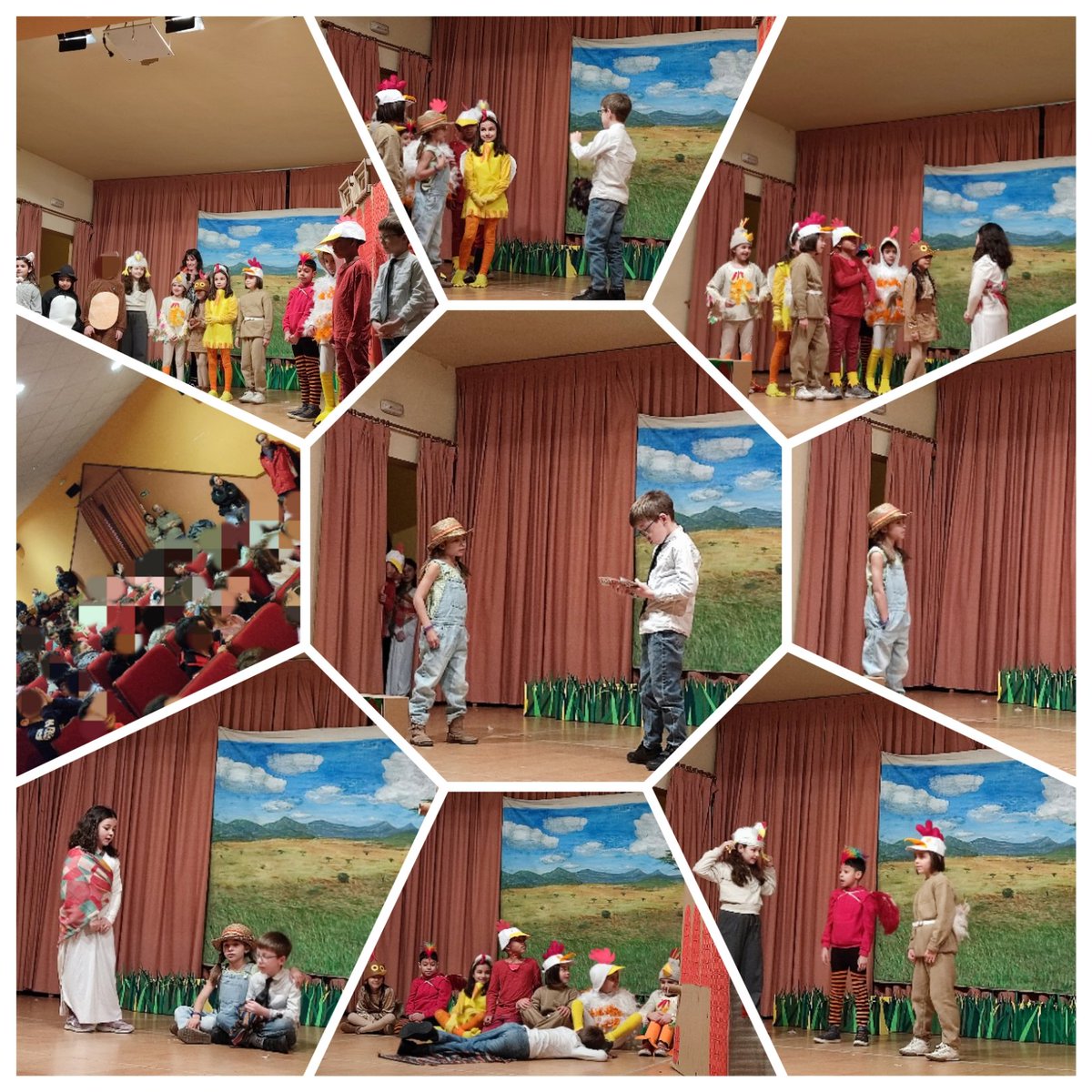 cracamposc's tweet photo. Gran estreno en @cracamposc de "La granja mágica" en colaboración con @Coodecyl de Segovia. Y recuerda: ayudar es lo primero para hacer un mundo mejor.
¡Enhorabuena a las actrices y actores de 2º A!
@DipuSG @yocontigoteatro https://t.co/gkNcRG3316