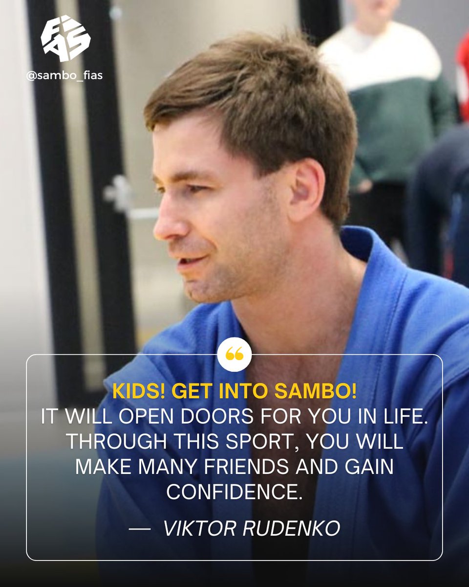 SAMBOFIAS's tweet photo. #SAMBOmotivation from Viktor RUDENKO ๐ฅ
World SAMBO Champion for the Blind (up to 79 kg) Viktor Rudenko doesnโt just win โ he inspires. Here are some powerful quotes from his interview with FIAS website.
If this doesnโt motivate you to train, what will? ๐ช๐ฏ
#SAMBO #NoLimits https://t.co/h9ZWNFbaZy
