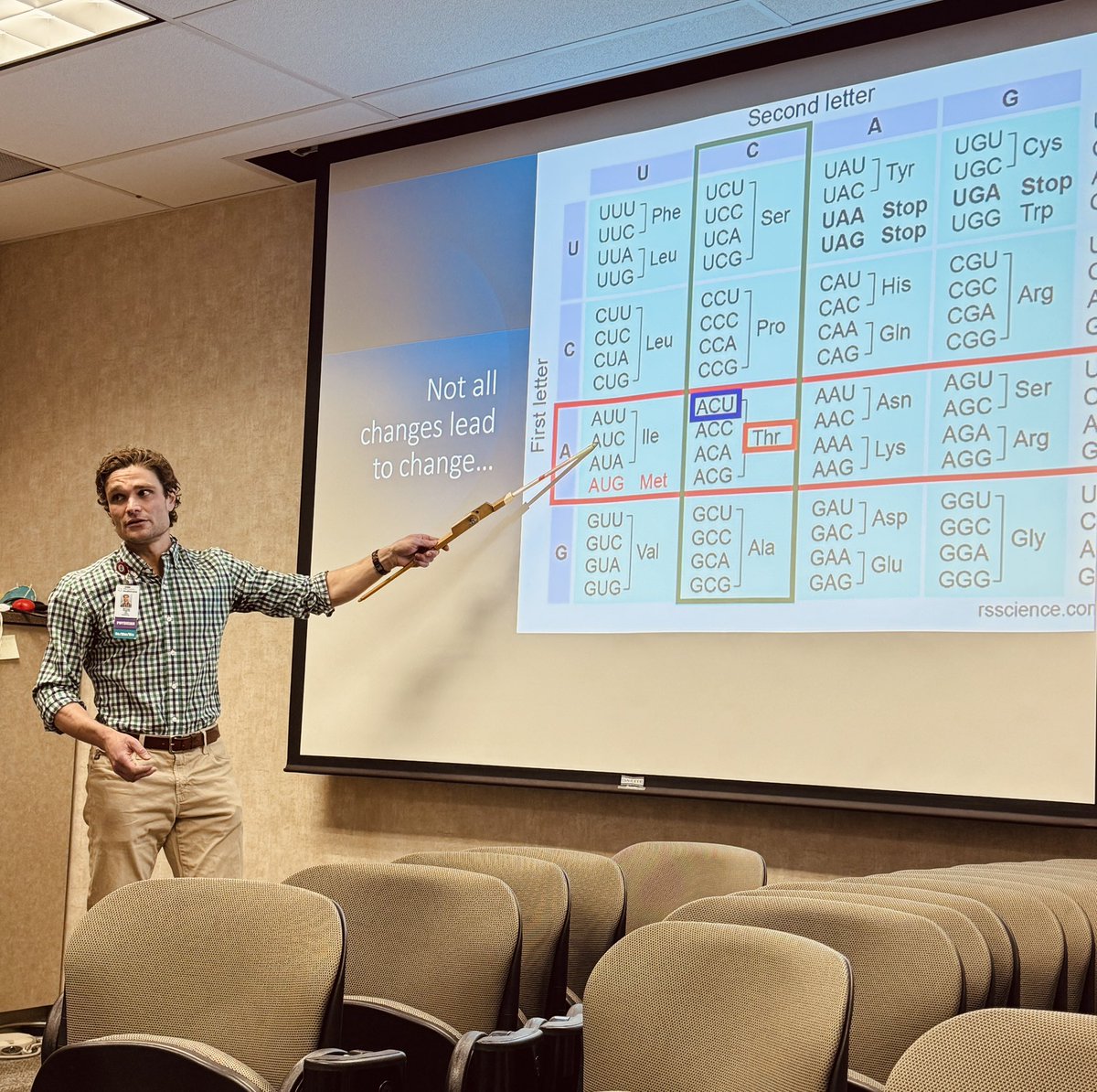 Starting the day with Dr. Downey's insightful morning presentation on the genetics behind inherited cardiac diseases. 🫀🧬Thanks Dr Downey! 🙏