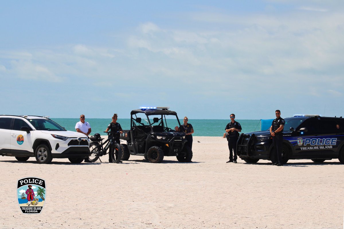 Whether you're walking on the beach, biking along the causeway, or cruising down Gulf Boulevard, the Treasure Island Police Department is here for your safety during spring break and year-round. TIPD will be present on foot, bicycles, ATVs, and patrol vehicles, making sure