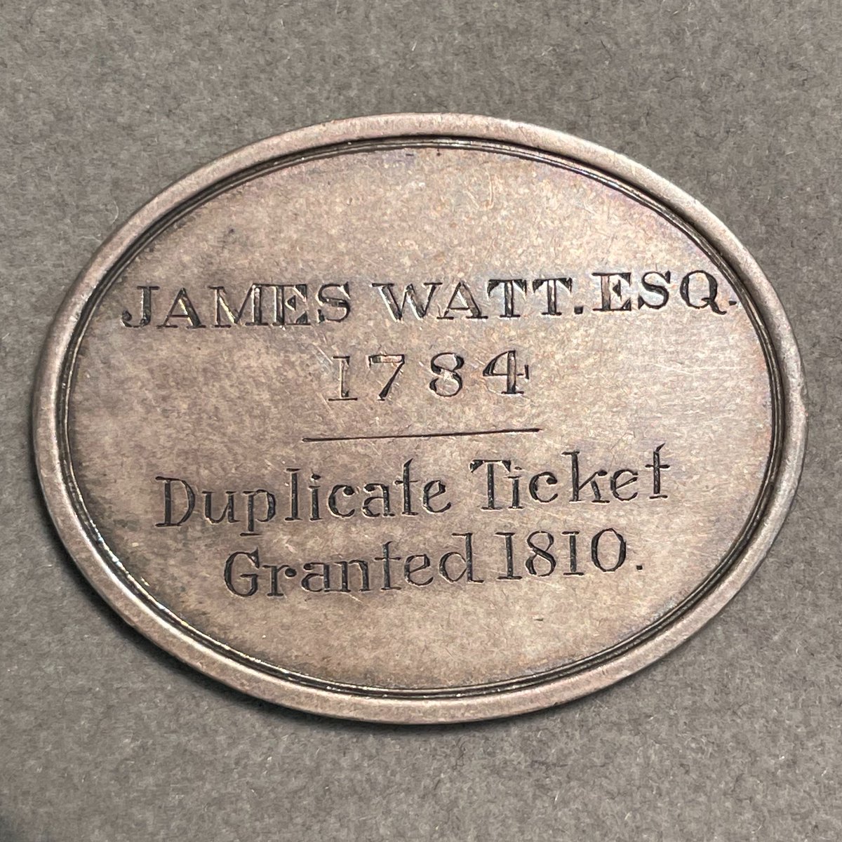 Cameron Maclean (@cmaclean96) on Twitter photo This is James Watt's personal membership token of the Royal Society of Edinburgh. Watt, one of the most influential figures of the Industrial Revolution, was made a fellow of the <a href="/RoyalSocEd/">Royal Society of Edinburgh</a> in 1784, a year after its founding. The token is now in the Hunterian collection. This is James Watt's personal membership token of the Royal Society of Edinburgh. Watt, one of the most influential figures of the Industrial Revolution, was made a fellow of the <a href="/RoyalSocEd/">Royal Society of Edinburgh</a> in 1784, a year after its founding. The token is now in the Hunterian collection.
