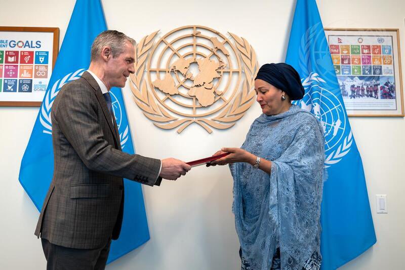 La France à l'ONU 🇫🇷🇺🇳 (@franceonu) on Twitter photo Newly appointed French Ambassador <a href="/JeromeBonnafont/">Jérôme Bonnafont</a> presented his credentials to UN Deputy Secretary-General <a href="/AminaJMohammed/">Amina J Mohammed</a> Newly appointed French Ambassador <a href="/JeromeBonnafont/">Jérôme Bonnafont</a> presented his credentials to UN Deputy Secretary-General <a href="/AminaJMohammed/">Amina J Mohammed</a>