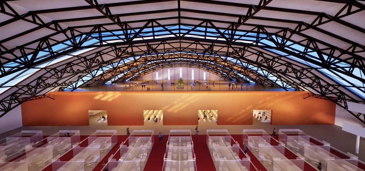 #Dijon entreprend la rénovation de son parc des expositions, situé en centre-ville. Investissement : 62 M€ d'ici à 2030. 
L'équipement sera doté, dans le hall 1 "historique" restauré, d'une salle plénière de plus de 2 500 places.