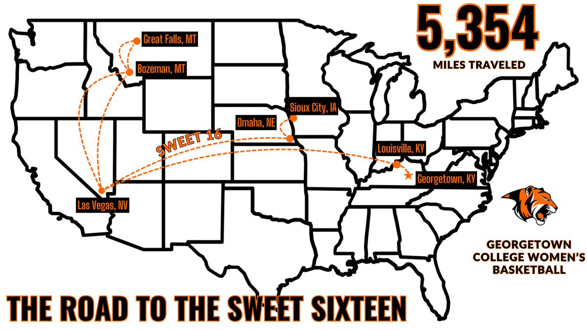 Our road to the Sweet 16! 🐅🧡🏀