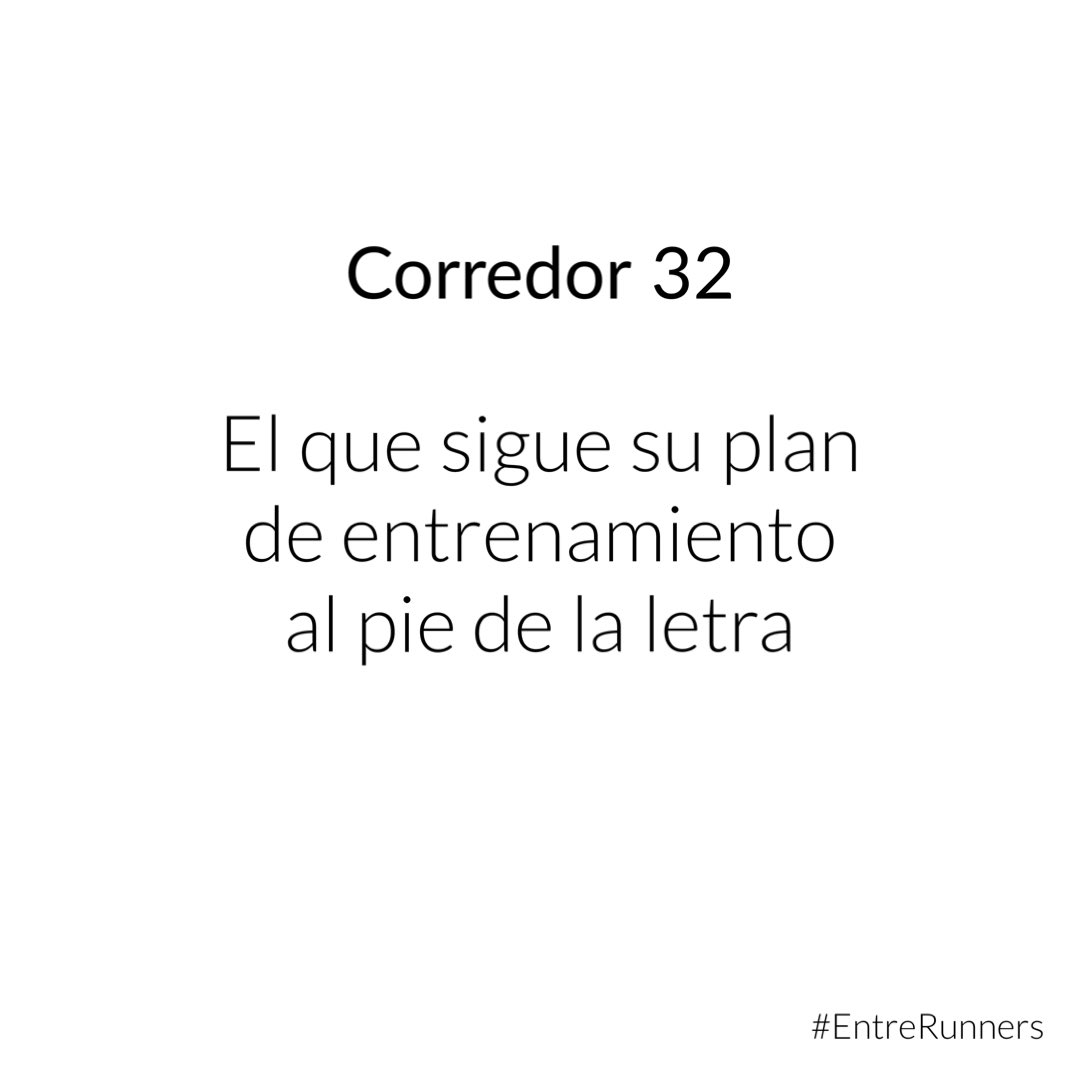 Esos que entrenan cuando tienen que entrenar, que entrenan lo que tienen que entrenar y descansan cuando tienen que descansar. Disciplinados y hasta obesionados con ritmos y tiempos. 🙂 #EntreRunners #Corredor #Correr #Run #Runner
