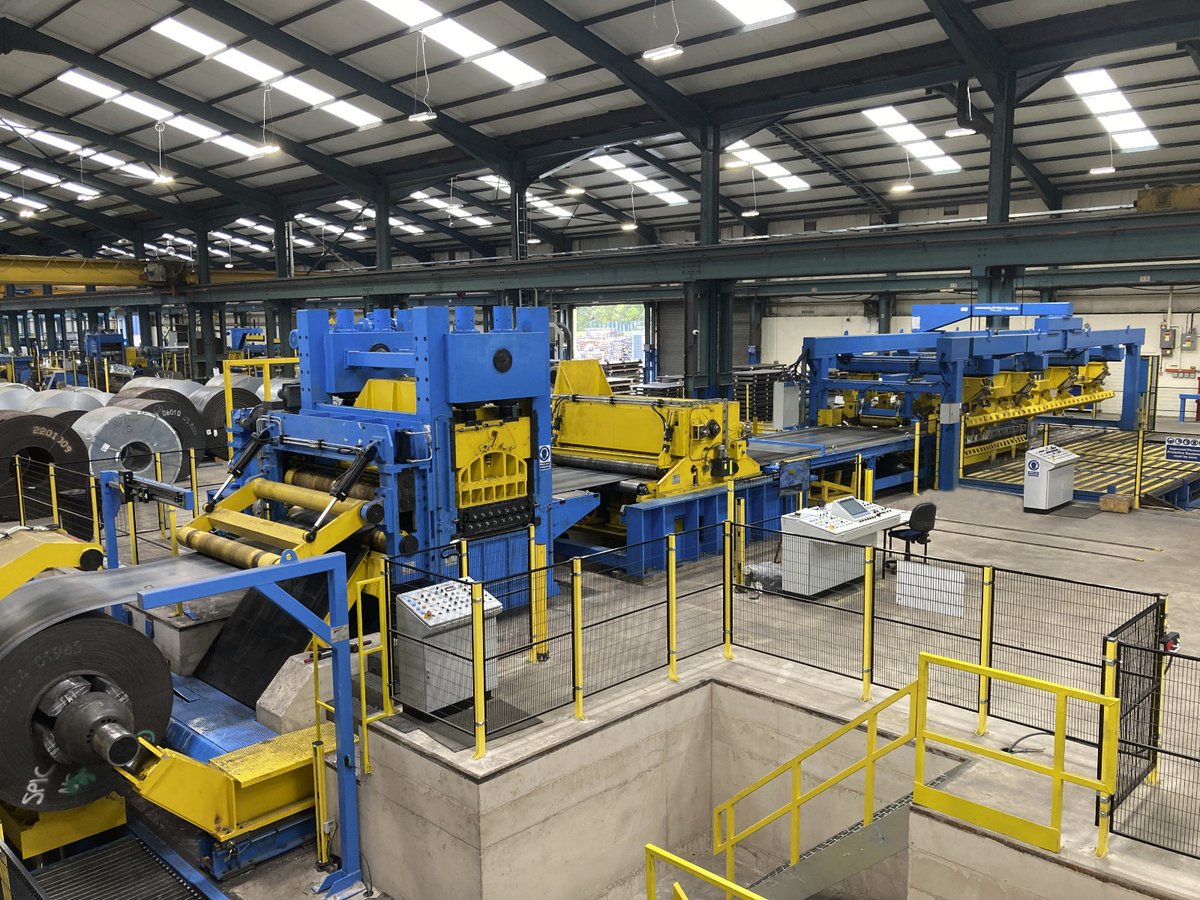 Check out the latest investment at Sebden Steel Midlands, Brierley Hill – our brand new Athader precision plate cut-to-length line! 
✅ Produces panel-flat sheet products
✅ Handles coil widths up to 2000mm
✅ Thickness range from 3mm to 12mm
Plus, we offer Slitting &amp; Blanking