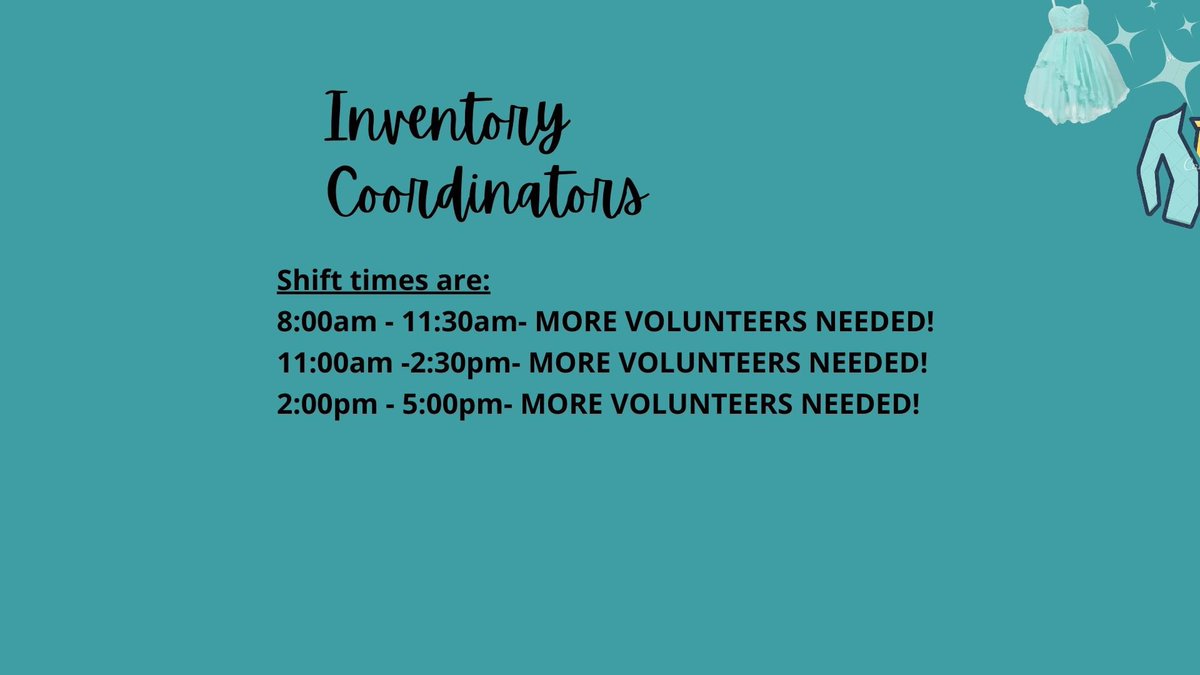 PromProjectHam's tweet image. More volunteers needed for Prom Project 2025 on April 5th!