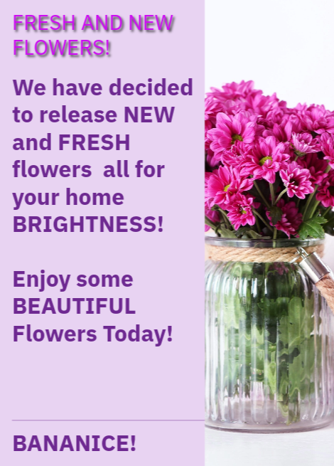 flower_store90's tweet photo. ANNOUNCEMENT!

Today, we have a new set of FLOWERS to choose from!

Sample given below! #Flowers #Decoration #BeautifulFlowers https://t.co/qKxsaCGvuW