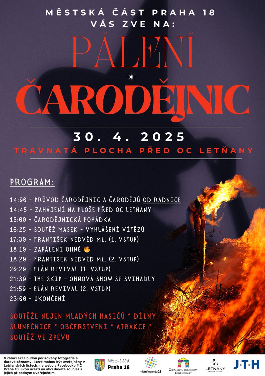 🔥🧙‍♀️ 30. dubna před OC Letňany to nebude o nákupech, ale o táboráku, špekáčkách a táborových písních bratří Nedvědů! 🌭🎶 Pojďme spolu přivítat jaro, zahřát se u ohně a užít si skvělou zábavu! #PáleníČarodějnic #Letňany #NedvědovkyATáborovky #PřivítámeJaro