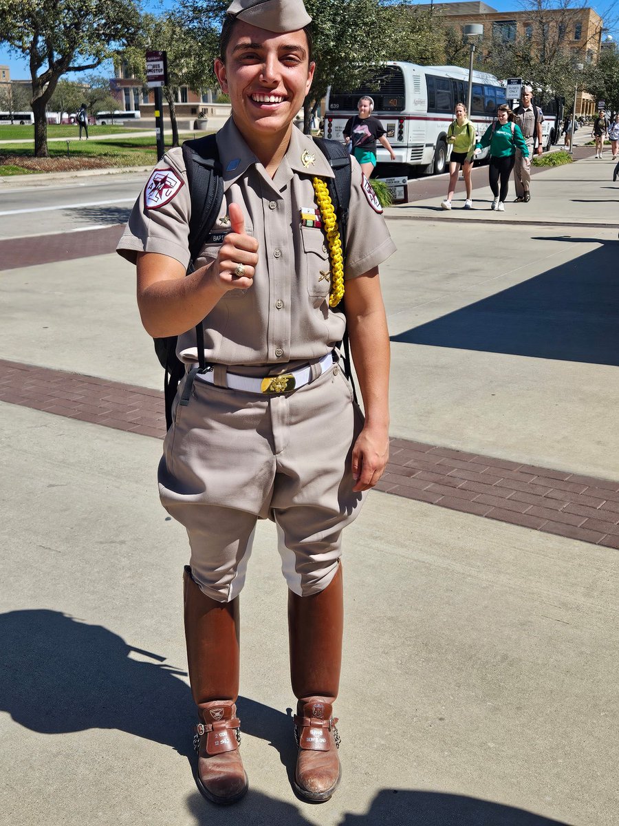 Richard Jordan (@rljordan4011) on Twitter photo <a href="/AggieCorps/">TAMU Corps of Cadets</a>
We visited Texas A & M yesterday.
This young lady stopped and answered some questions about the Corp.
Extremely polite and really impressed us.
For our first exposure to the University and the Corp an awesome impression for us, couple of Senior Citizens 😊 <a href="/AggieCorps/">TAMU Corps of Cadets</a>
We visited Texas A & M yesterday.
This young lady stopped and answered some questions about the Corp.
Extremely polite and really impressed us.
For our first exposure to the University and the Corp an awesome impression for us, couple of Senior Citizens 😊
