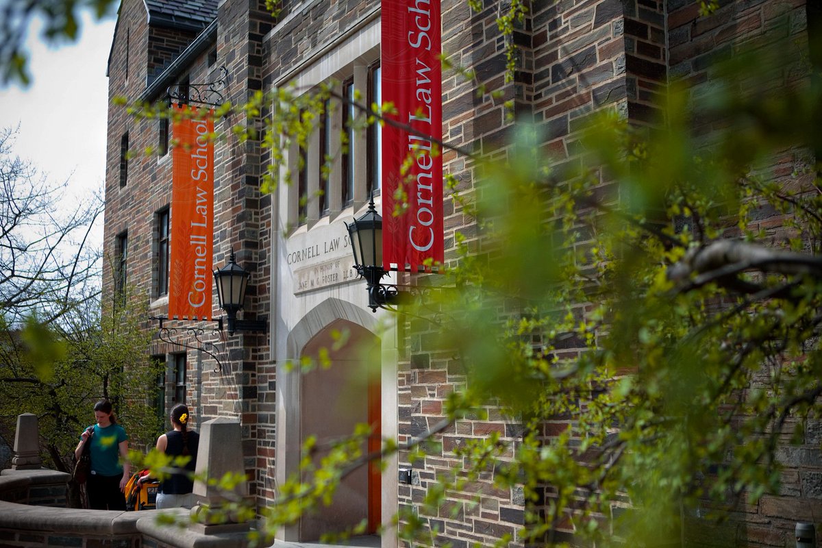 Cornell Law School ranks 8th in the nation for first-time bar pass rate. Read more here: reut.rs/3FLcjxA.
