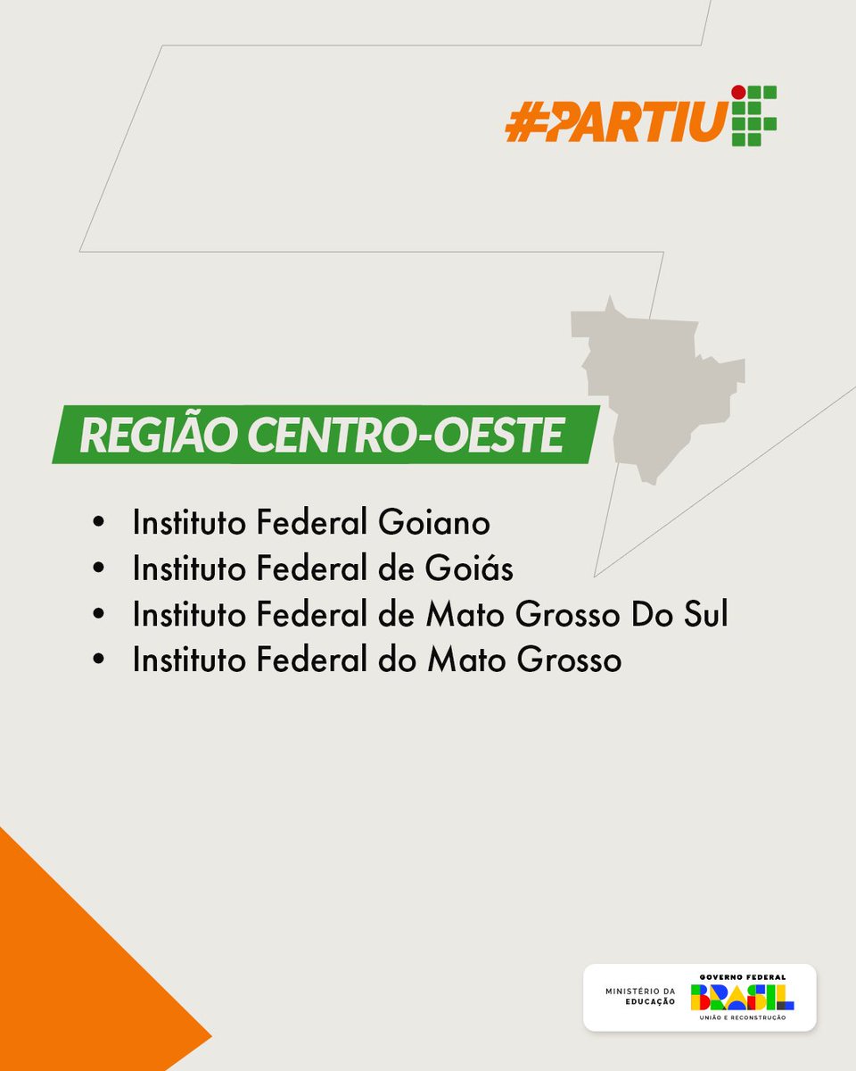 min_educacao's tweet photo. O #PartiuIF vai preparar 78 mil alunos para ingressarem na Rede Federal até 2027. As inscrições para o programa devem ser realizadas diretamente nos sites das instituições participantes. Veja quais são elas e prepare-se para garantir o seu lugar! 👋 https://t.co/OWda42ilcG