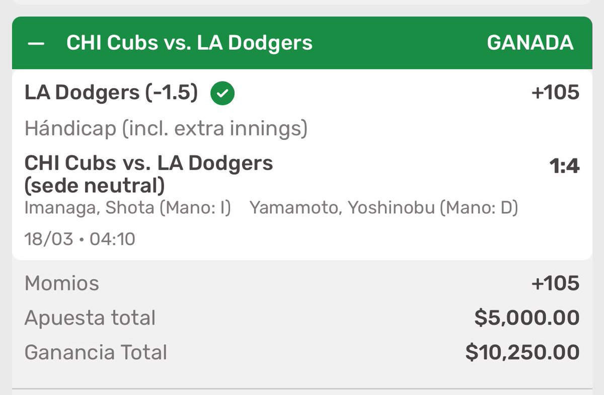 picks_koalateam's tweet photo. $1000 entre RT Y ❤️ , COBRAMOS TODOS CON MIS DODGERS ? 🥳🐨 

Una puta locura , y lo mejor es que este STAKE 12 del grupo PREMIUM , se los deje totalmente gratis 🫡 , arranco la MLB señores y nos vamos al OPENING la siguiente semana 

Atentos que hoy salen los sorteos pendientes https://t.co/kUzLvgvwpo