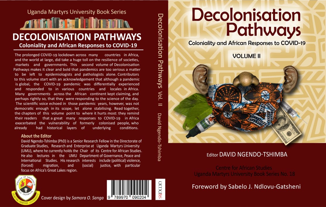 The African COVID-19 book shelf, we dare hope, will particularly welcome this one! Responses  to  COVID-19    in Africa mostly exacerbated   the   vulnerability   of a great many Africans, who already        had    historical    layers    of     underlying        conditions.