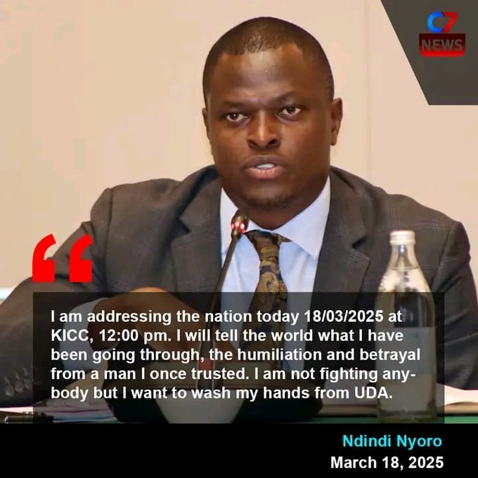 MasterMrefu's tweet photo. Ndindi Nyoro was the only remaining voice of reason in "Murima" https://t.co/WYOgyi2fzO
