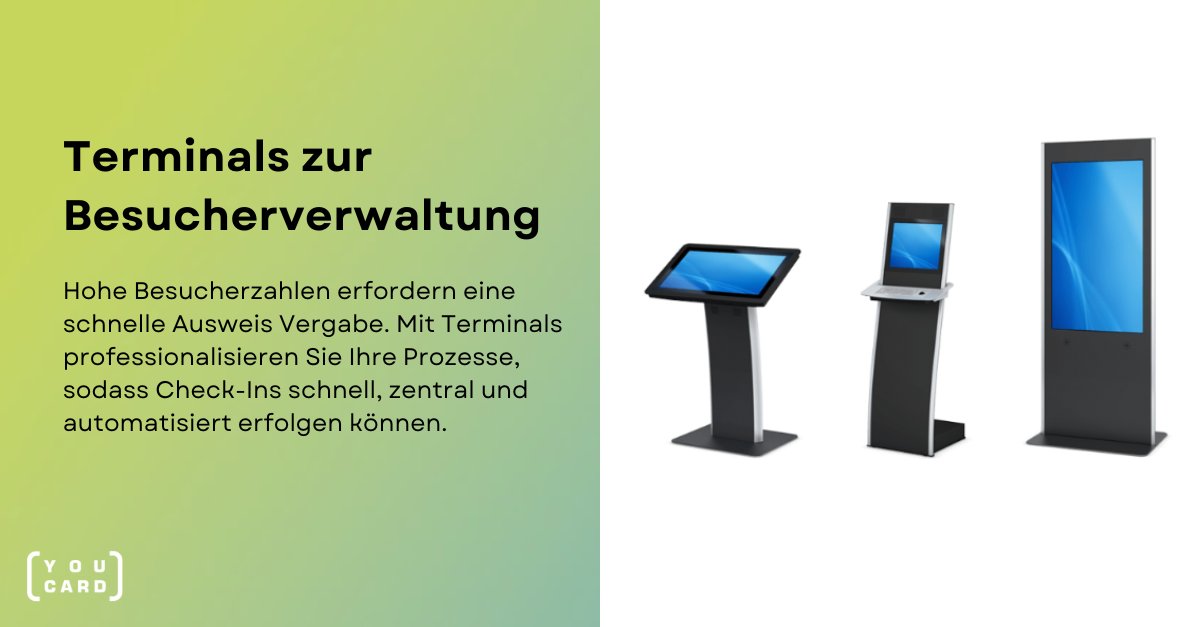 Mit SB-Terminals können Besucher ihre Registrierung und Ausweiserstellung selbstständig erledigen. Effizient, automatisiert und flexibel – für Innen- und Außenbereiche. 🖥️

#Besuchermanagement #Automatisierung #Effizienz