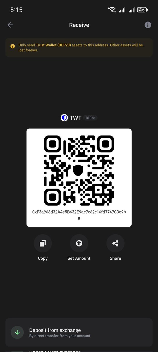callmerejj's tweet photo. @TrustWallet done https://t.co/7LkTMIgXdw