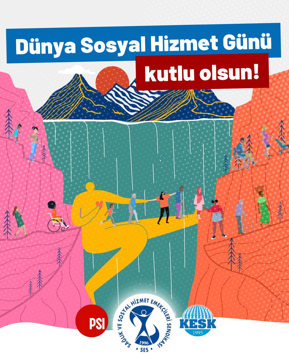 📢Dünya Sosyal Hizmet Gününde; ‘’AİLE YILINDA’’ İNSAN ODAKLI HAK TEMELLİ SOSYAL HİZMET İÇİN MÜCADELEMİZİ BÜYÜTÜYORUZ!

Dünya Sosyal Hizmet Günü kutlu olsun!
#DünyaSosyalHizmetGünü

Açıklamamız için➡️ ses.org.tr/2025/03/aile-y…