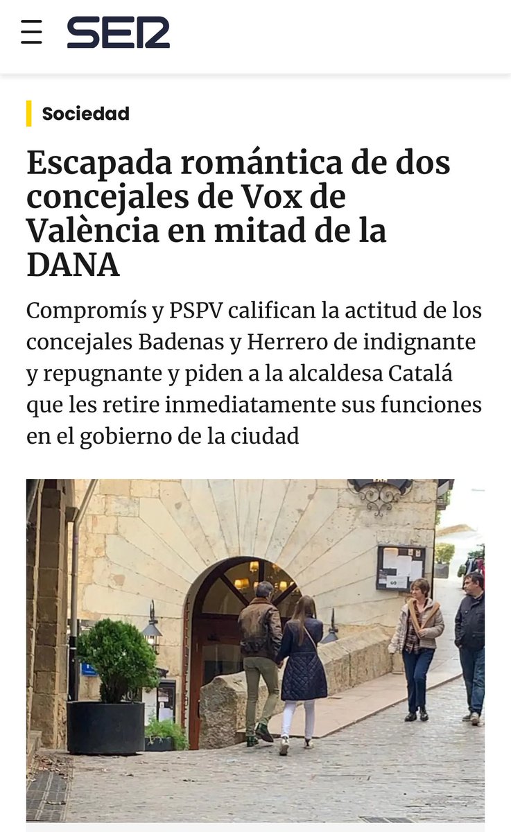 VicentMarza's tweet photo. Mazón assenyala als immigrants, els mateixos que tant van ajudar els dies posteriors de la DANA.

I ho fa per a acontentar a Vox, els mateixos que se’n van anar de vacances els dies posteriors de la DANA.

Miserable. https://t.co/32jVGquh7U