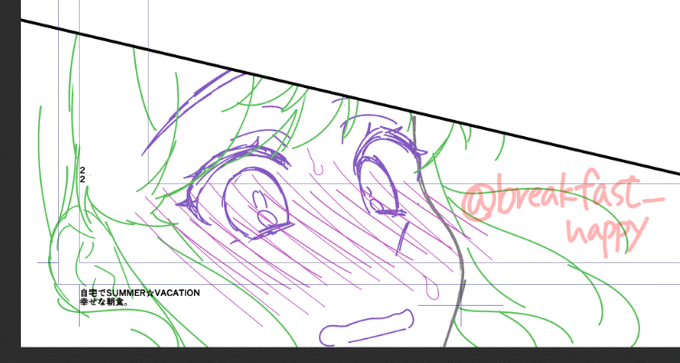 ( `ω'o[ 下書き進捗]o 

どうせ見切れるシリーズ 