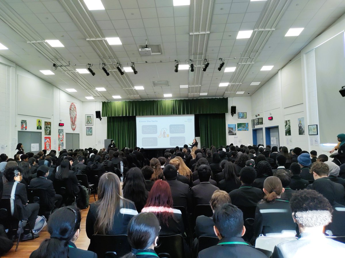 ghsofficial's tweet photo. This morning our Year 8 students had an extended assembly on the dangers of vaping.
A huge thanks to representatives from the NHS for coming in and delivering a great assembly.
#learningtosucceed #knowthefacts #nhs https://t.co/jRIl84Gn2J