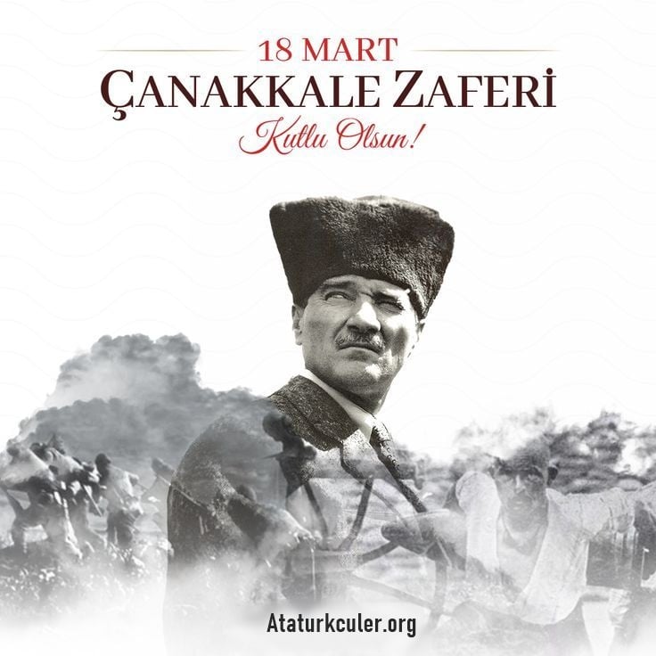 #18MartÇanakkaleZaferi

18 Mart Çanakkale Zaferi'nin 110. yıl dönümünde, Ulu Önderimiz Gazi Mustafa Kemal Atatürk başta olmak üzere tüm şehitlerimizi ve gazilerimizi saygıyla, minnetle ve rahmetle anıyoruz.

18 Mart Çanakkale Zaferimizin 110. Yılı kutlu olsun! 🇹🇷