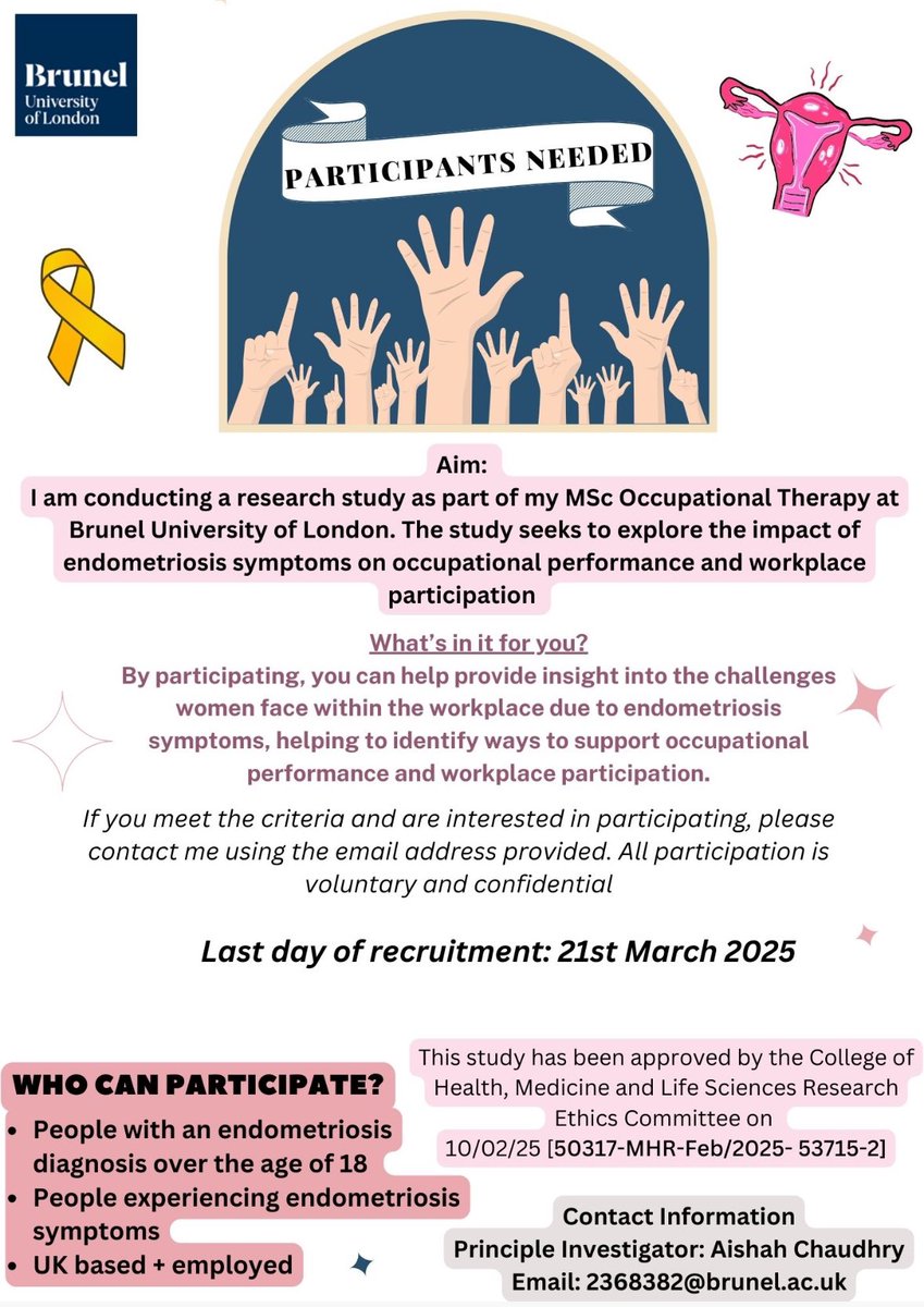 luciaberryphysio (@luciaberryphys1) on Twitter photo Check out this research from our MSc Occupational Therapy Students! Looking at #endometriosis symptoms ! <a href="/PelvicPainNet/">The Pelvic Pain Network</a> Check out this research from our MSc Occupational Therapy Students! Looking at #endometriosis symptoms ! <a href="/PelvicPainNet/">The Pelvic Pain Network</a>