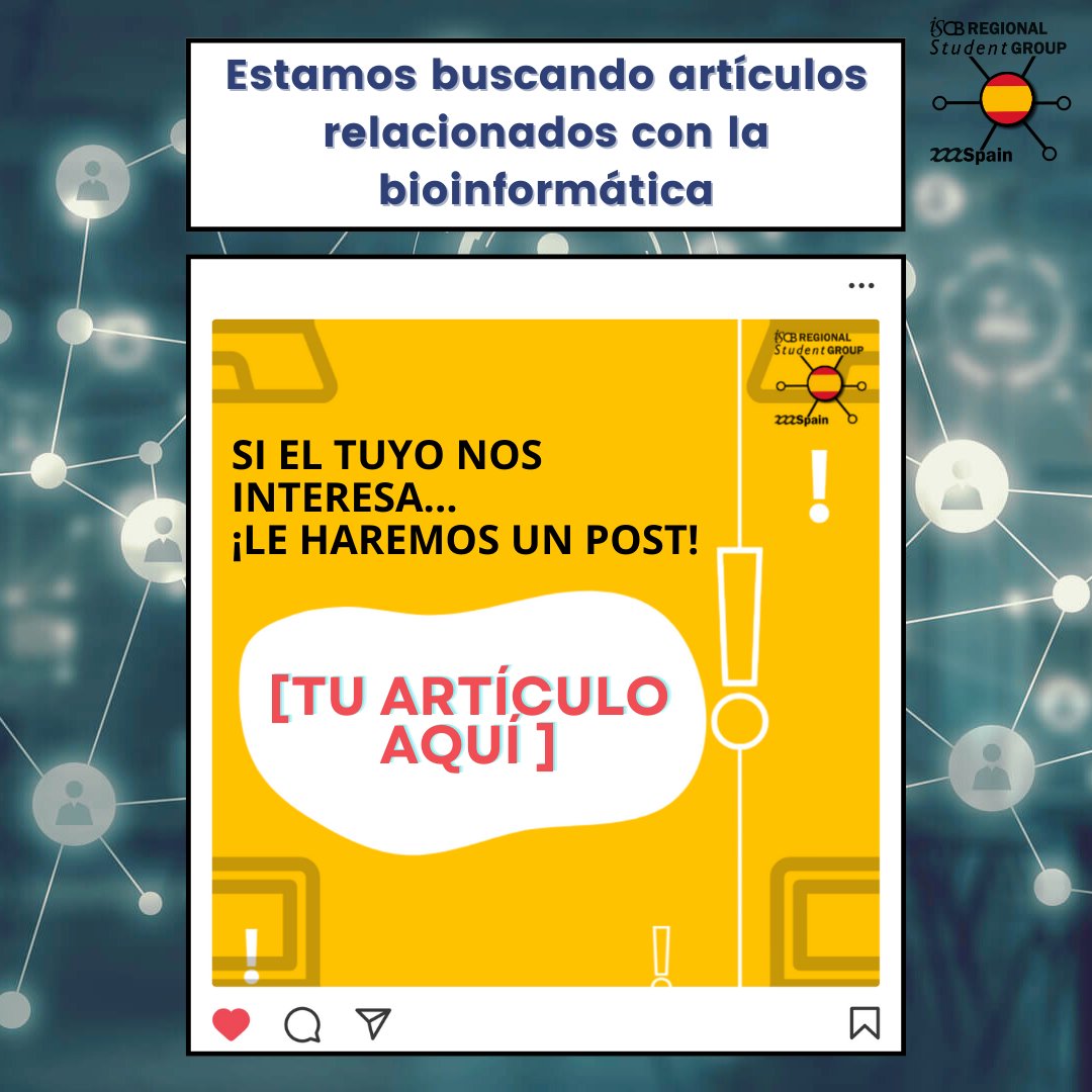 RSGSpain's tweet image. ¿Has publicado un artículo recientemente en el campo de la bioinformática/biología computacional y quieres dar a conocer tus resultados? 🤔 ¡Nosotrxs nos encargamos! 🚀
👉 Solo tienes que rellenar este formulario 📝:
docs.google.com/forms/d/e/1FAI…