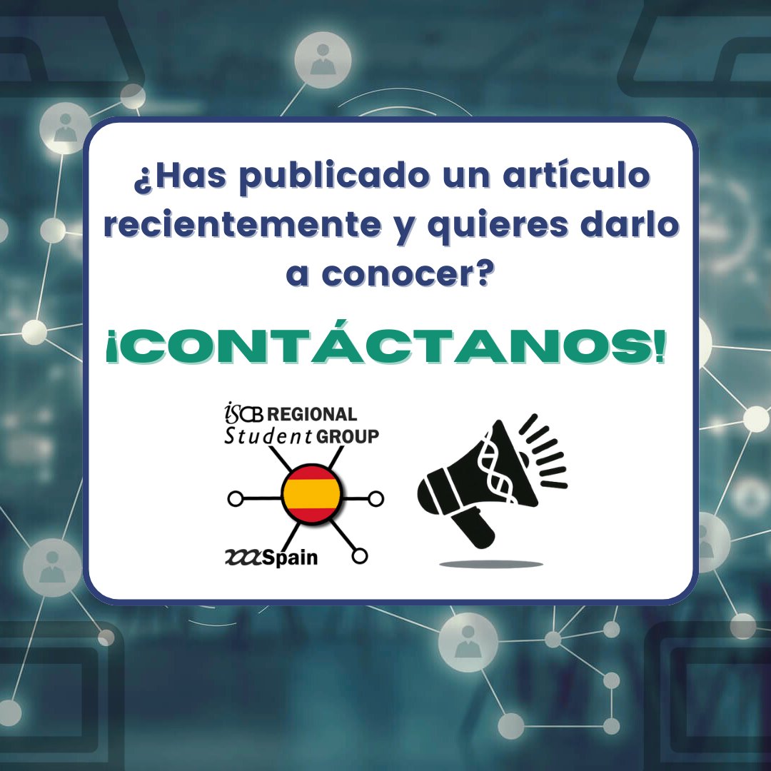RSGSpain's tweet image. ¿Has publicado un artículo recientemente en el campo de la bioinformática/biología computacional y quieres dar a conocer tus resultados? 🤔 ¡Nosotrxs nos encargamos! 🚀
👉 Solo tienes que rellenar este formulario 📝:
docs.google.com/forms/d/e/1FAI…