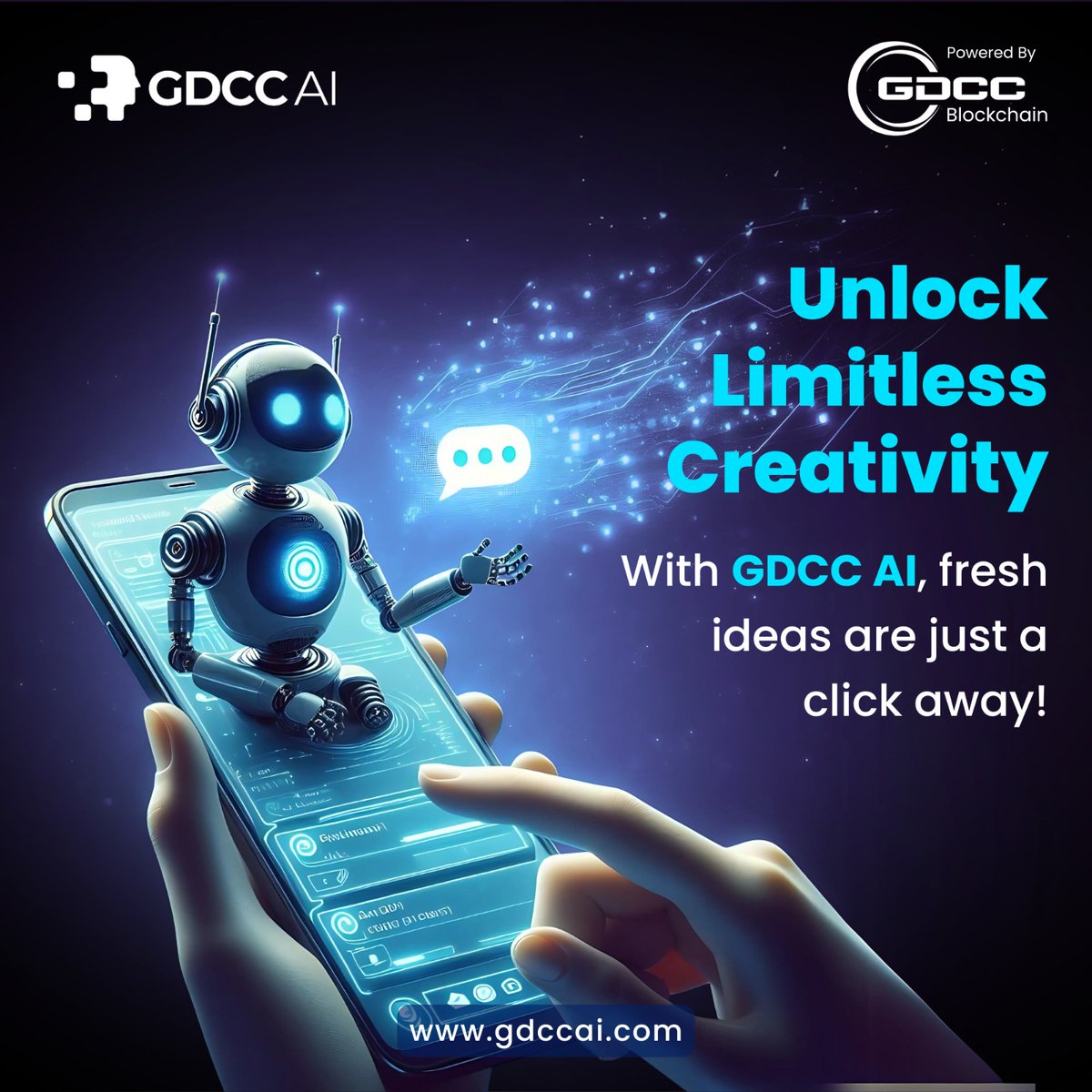 Gdccecosystem's tweet photo. Unlock Limitless Creativity With GDCC AI 🤖

JOIN NOW
https://t.co/9OQ8xoBzFt

POWERED BY GDCC BLOCKCHAIN.

#gdcc #gdccblockchain #gdccai https://t.co/l6PjxANhjZ